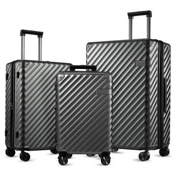 Polycarbonate Expandable Suitcase Set