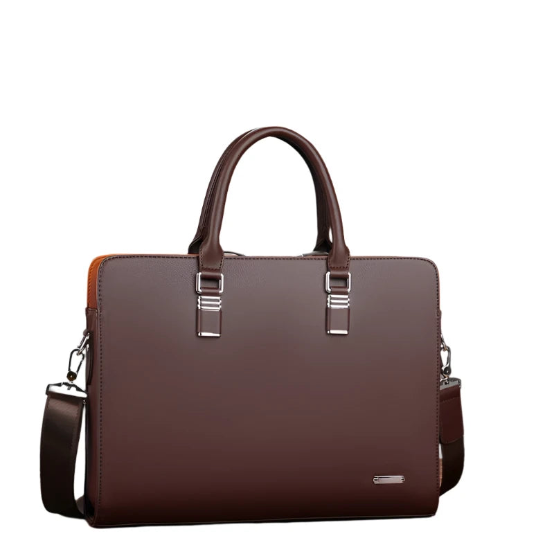 Men's Leather Business Briefcase